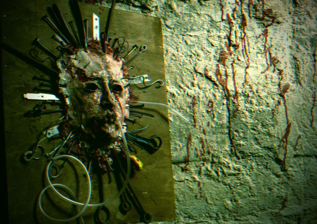 Décor Masque de peau Le Patient 237 Sanatorium Hermann
