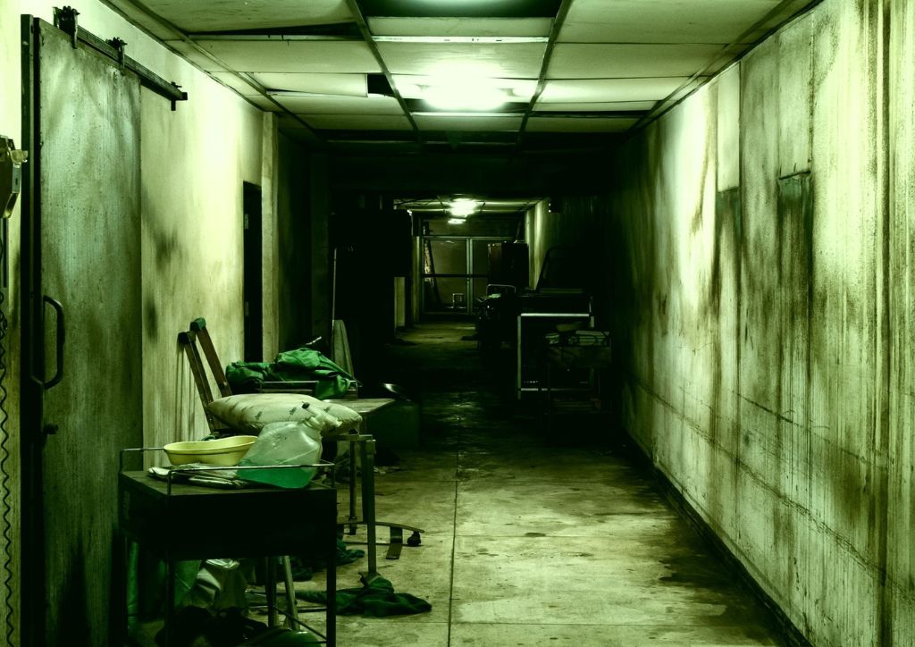 Photo couloir décor Sanatorium Hermann 